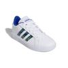 Adidas Neo GRAND COURT K Abrasion Resistant Low Top Kids' Skateboarding Shoes White Green Blue Kids' Sneakers GV6796