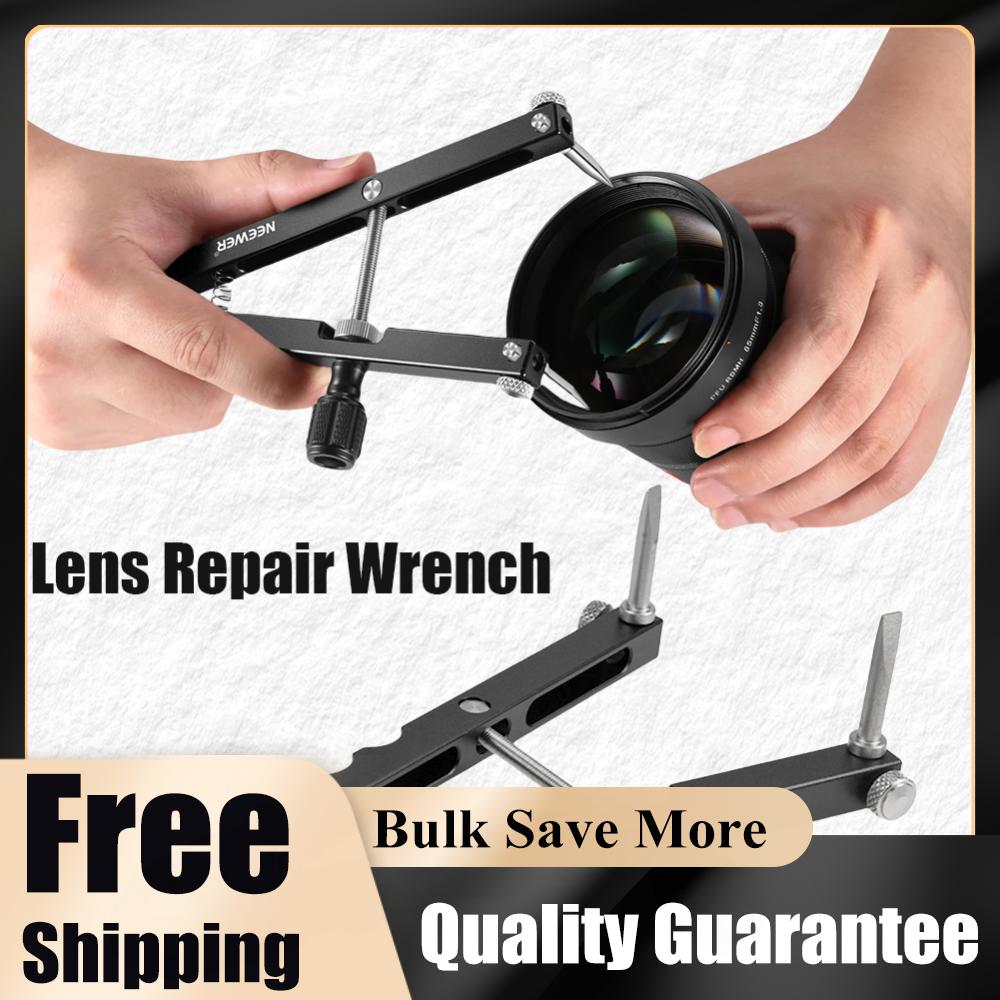 Lens Repairing Spanner Wrench 16-100mm with 3 Types Tips Maintenance Wrench Open Tool for Diameter 37mm-86mm DSLR Camera Lenses