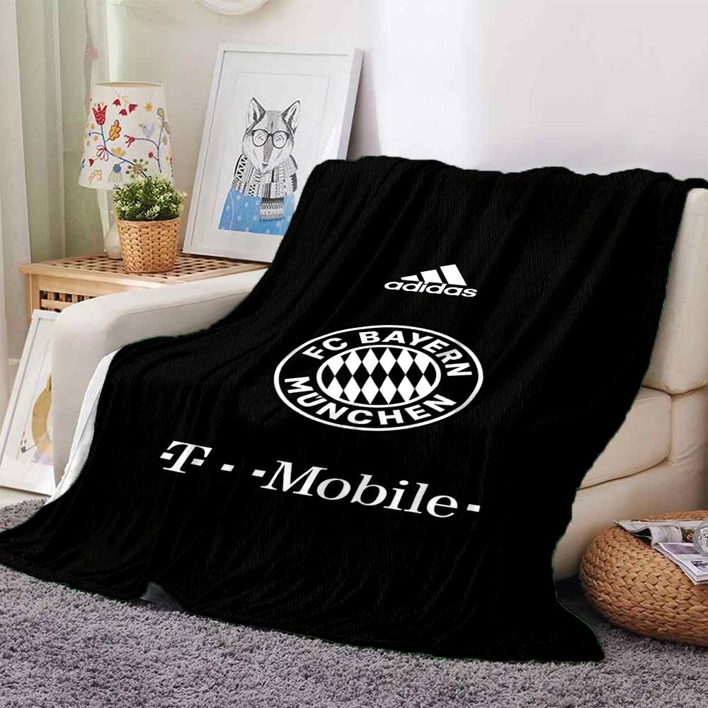 Fc Bayern Munich Team Blankets Flannel Printed Breathable Warm Throw Blanket for Home Office Bedspreads 0708a127