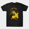 Men Black Print T-shirt Enter The Dragon No-Cut Transfer Paper Print Cotton Tshirt