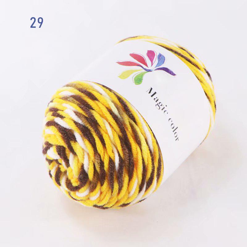 50g/Ball Adult Scarf Colorful Segment Dyeing 8 Strands Cotton Yarn Yarn DIY Hand Knitted