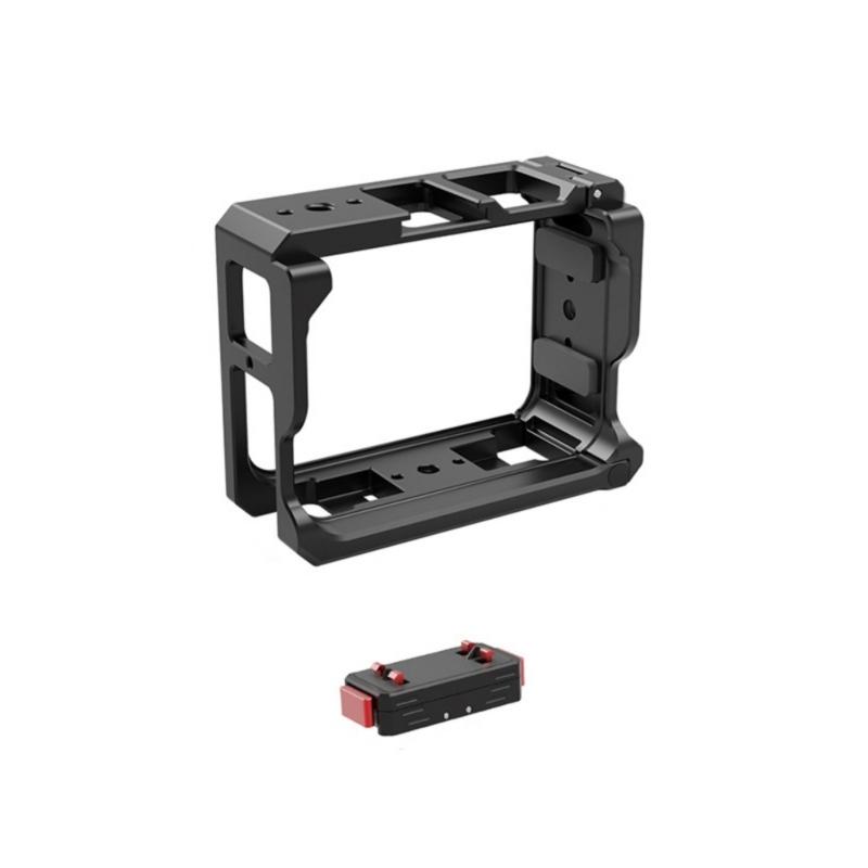 Universal Simple Detach Mount For Sports Cameras Cage Featuring Magnetic Lock Mechanism And Flexible Positioning