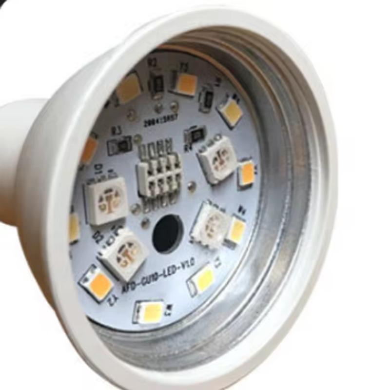 GU10 Smart Bulb, RGBCW Color Changing Alexa LED Light Bulbs 5W - WiFi Track Light Bulbs Dimmable Music Sync 2.4G WiFi for Kitchen, Bedroom