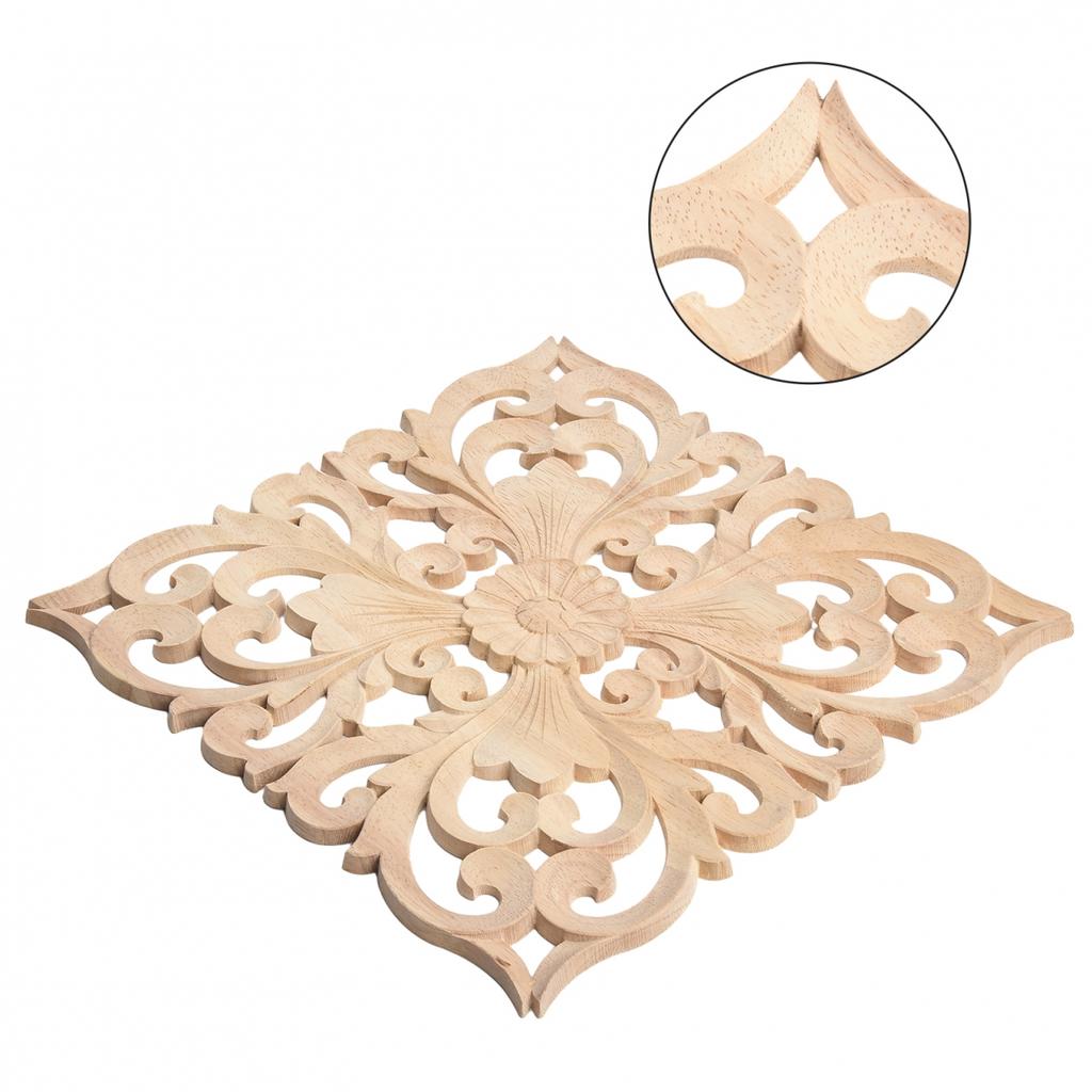 Woodcarving Decal Figurines For Decoration Furniture