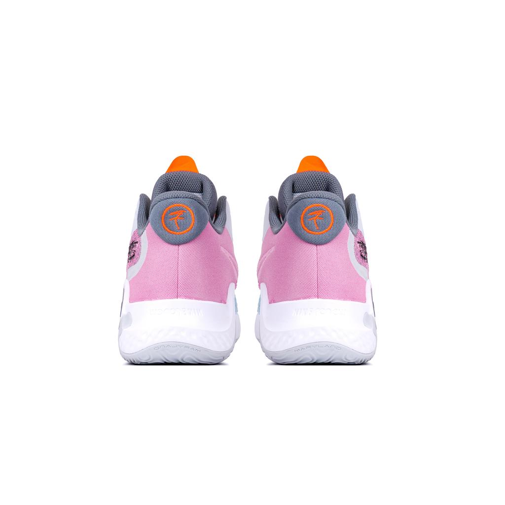 Nike KD Trey 5 IX Cushioning Abrasion Resistant Breathable Mid top Basketball Shoes Unisex Pink Blue CW3402-011(Team408-)
