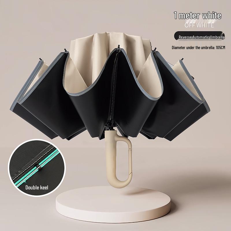 Loop Umbrella: Automatic Folding Large High-End Dual-Use Sun and Rain Umbrella for Men and Women