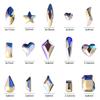 Crystal Moonlight Special-Shaped Diamond Cold Blue Moonlight Flat Bottom Diamond Mixed Horse Eye Water Drop Love Nail Art Diamond Jewelry