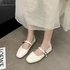 Low-heeled casual one-word single shoes women's shoes new summer lightweight soft sole shallow mouth versatile flat bottom Mary Jane