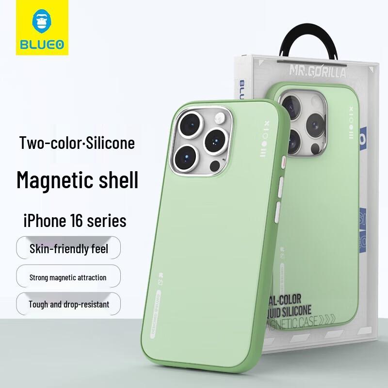 

Mr. Blue Ape Dual-Color Silicone iPhone 15 Pro Max Case