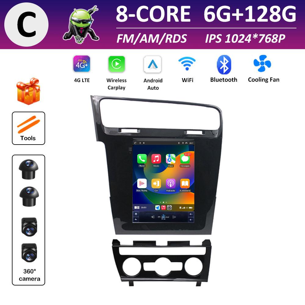 DSP Stereo Wireless Carplay for Volkswagen Golf 7 2014 2015 2016 2017 - 2018 Car Multimedia Video Radio Player Accessories WIFI