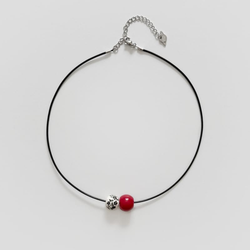 FANTASTIC PLANET Flower Ball String Necklace