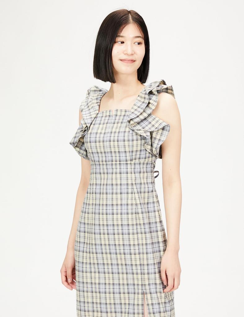 Snidel Tight Dress Check Women's I-Line SWFO234030,