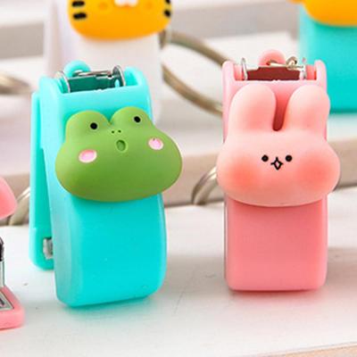 Cute Mini Stapler Portable Kawaii Staples Key Chain Stationery Stapler School Office Stationery Bracket Keychain Stapler