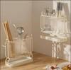 Wall-Mounted Chopstick & Spoon Holder - Multifunctional, Punch-Free Kitchen Storage Rack