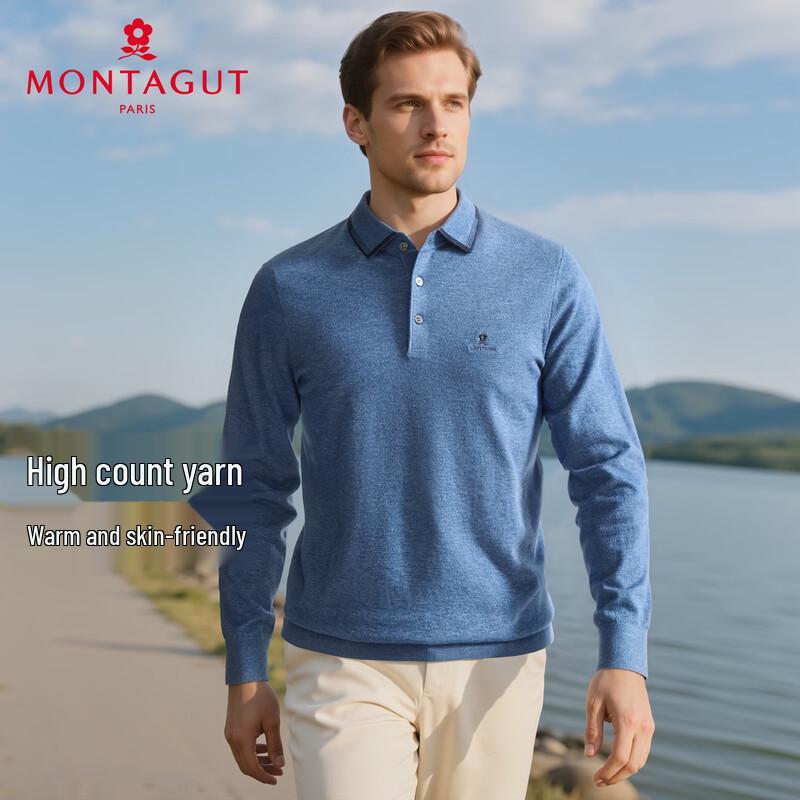 MONTAGUT Men's Fall Business Casual Knit Sweater