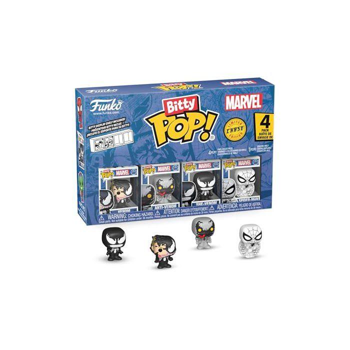 Figurine Miniature - Funko - POP! Bitty 4 Pack - Spider-Man - Venom - Surprise