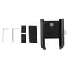 0.7 1.4in Diameter Mobile Phone Holder Aluminum Alloy Stand Bracket Universal for Motorcycle BicycleBlack