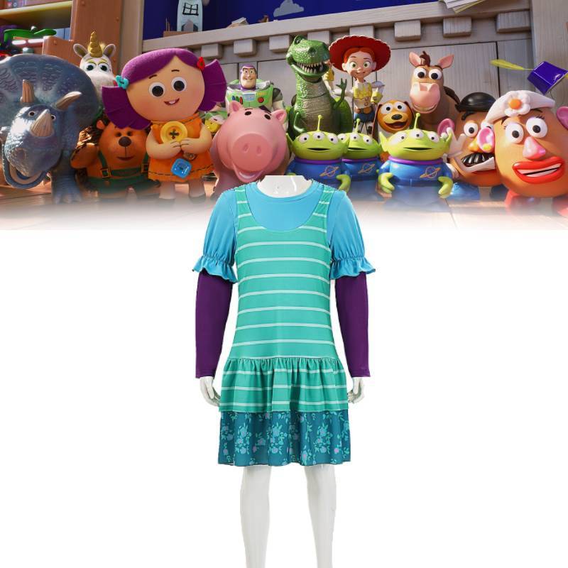 Toy Story Bonnie Cosplay Dress For Kids Halloween Role Play Costumes