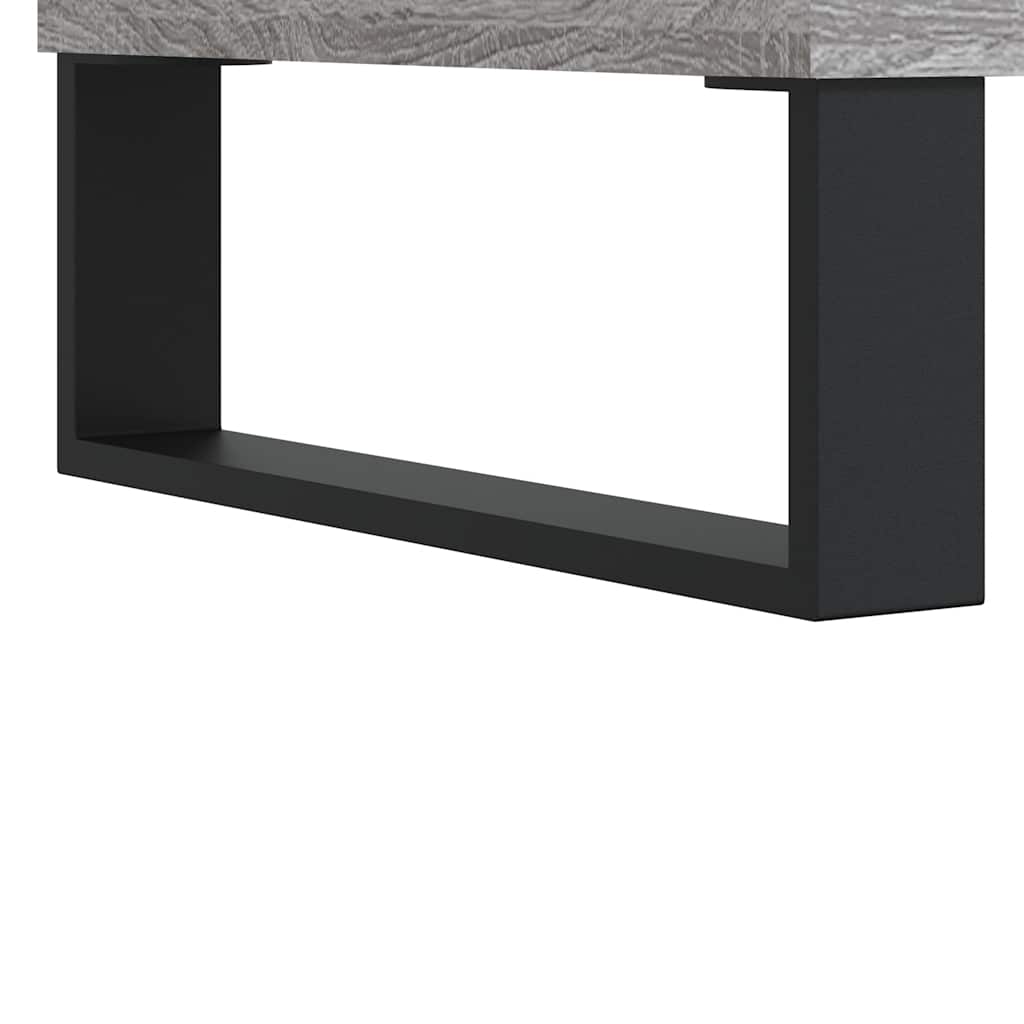 Sideboard Grey Sonoma 101.5x35x70 cm Engineered Wood