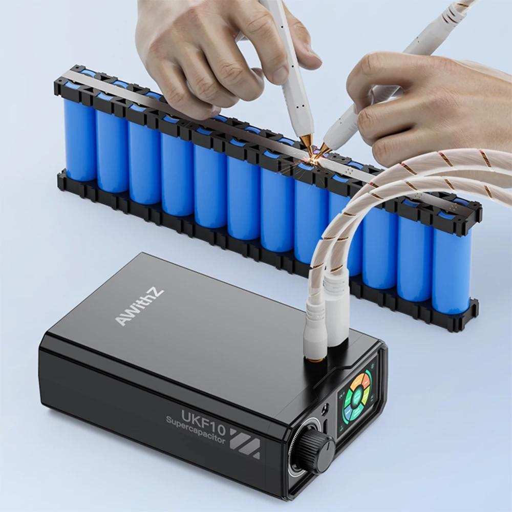 UK3 UKF10 Pedal Spot Welder DIY Nickel Sheet Spot Welding Machine Type-C Charging 18650 Lithium Battery Portable Spot Welder