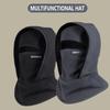 Outdoor Autumn and Winter Season Warm One-piece Hat, Two-layer Hat Design, Balaclava Hat, Can Be Used with Helmets, Unisex