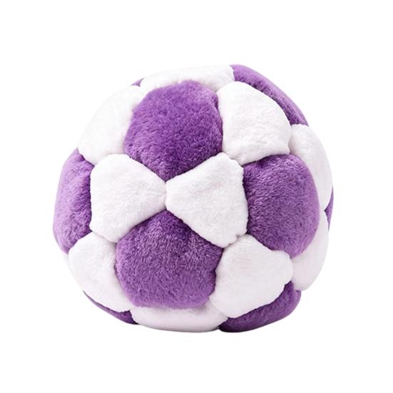 Soccer Sandbags, Soft Plush Football Sack with Spiral Fill, Portable Stress Relief Toy for Kids Adults for Outdoor Fun Foot Coordination Training