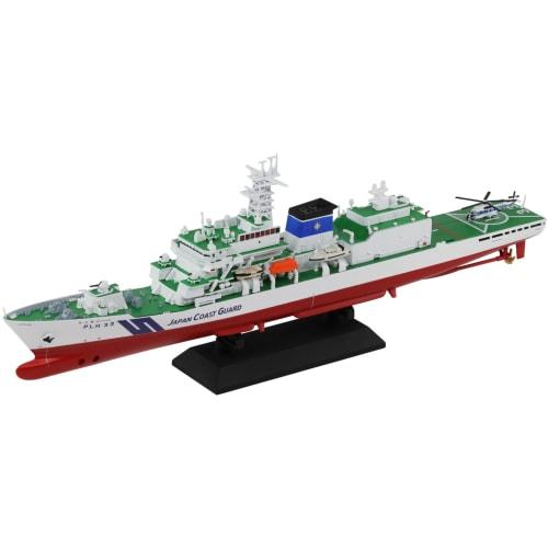 

PIT-ROAD 1/700 JP Series Japan Coast Guard Patrol Boat PLH-33 Reimei Pre-painted Plastic Model Kit with Etched Parts for Flag, Flagpole, and Ship Name