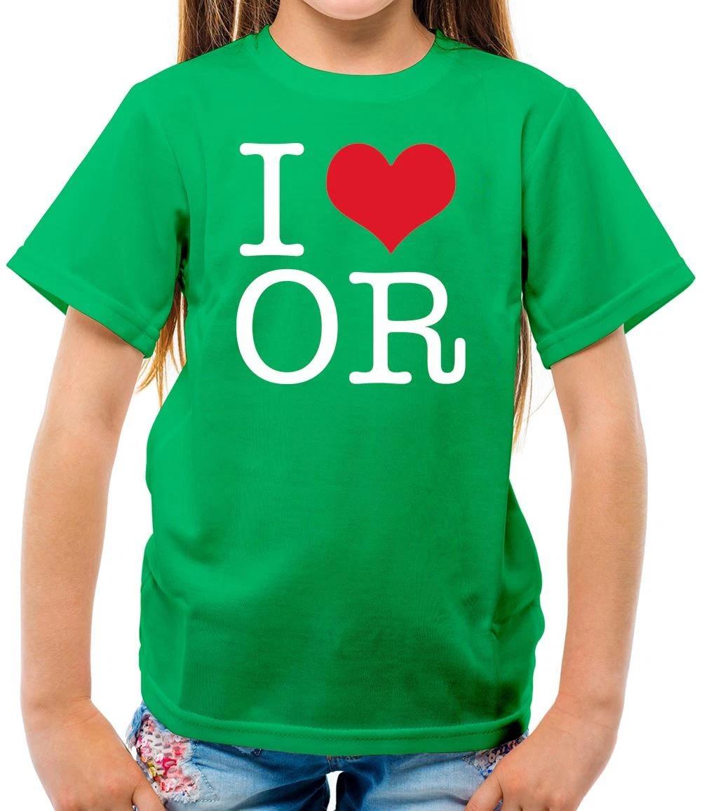 I Love Heart OR - Kids T-Shirt - Singer Lyrics Rodrigo Fan Tour Concert 130