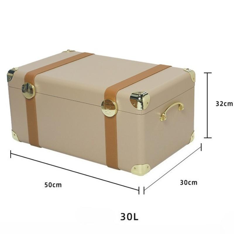 

Large Capacity Storage Boxes Multifunctional Leather Organizer Boxes Handheld Clothes Organizer Box Living Room Accessories