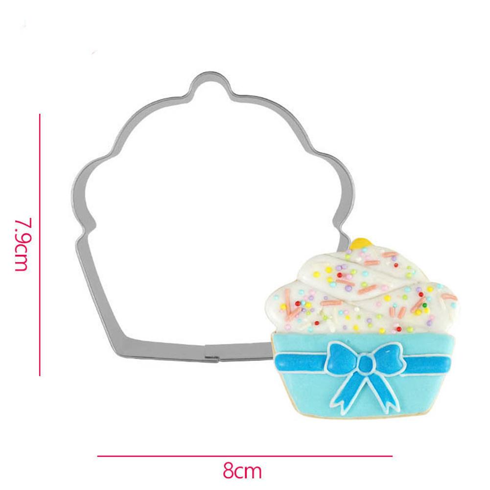 Stainless Steel Cookie Cutter Biscuit Cake Mould Cupcake Shape Fondant Baking Mold