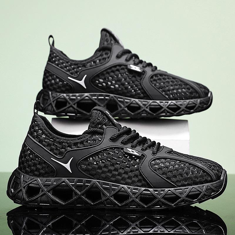 Men's Summer Versatile Low-top Trendy Versatile Mesh Shoes Outdoor Casual Comfortable Breathable Lazy Shoes
