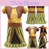 Soft And Comfortable Raya And The Last Dragon Girls Printed Short Sleeve Cosplay Dress