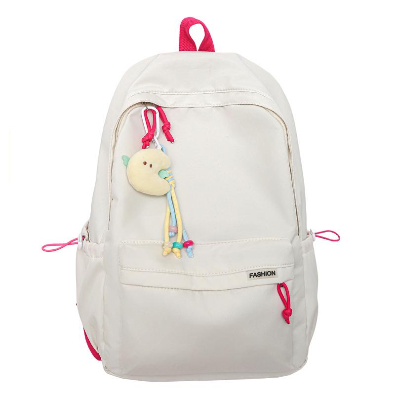 Zaino versatile in tinta unita: Leggero e Semplice per Studenti delle Scuole Medie e Superiori.