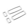 4pcs Car Window Lift Button Trim Frame Kit for Jeep Grand Cherokee 2011+ Chrome