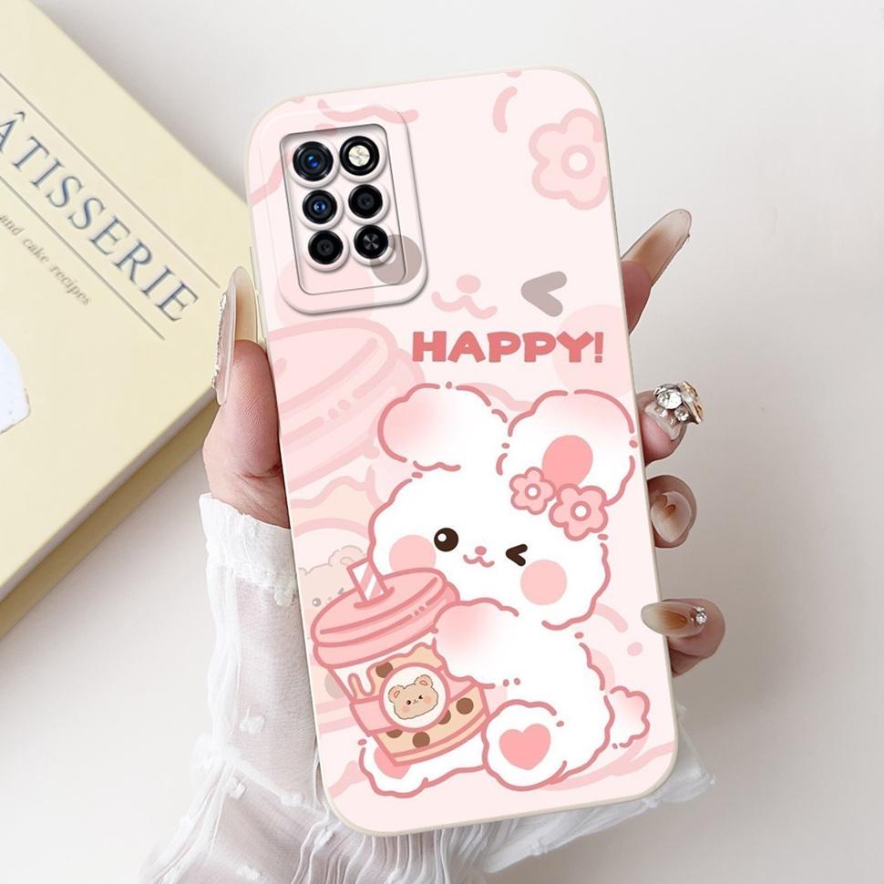 For Infinix Note 10 Pro Case X695 X695D Beautiful Flower Soft Silicone TPU Phone Cover For Infinix Note 10 Note10 Pro Case Funda