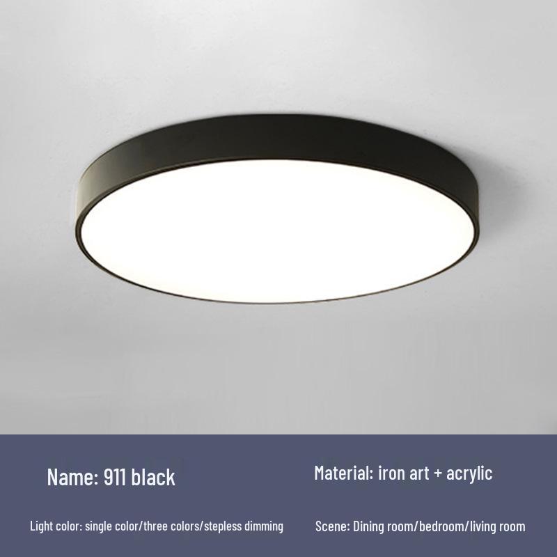Full Spectrum Eye Protection Round Ceiling Lamp for Bedroom, Living Room, Corridor, or Balcony
