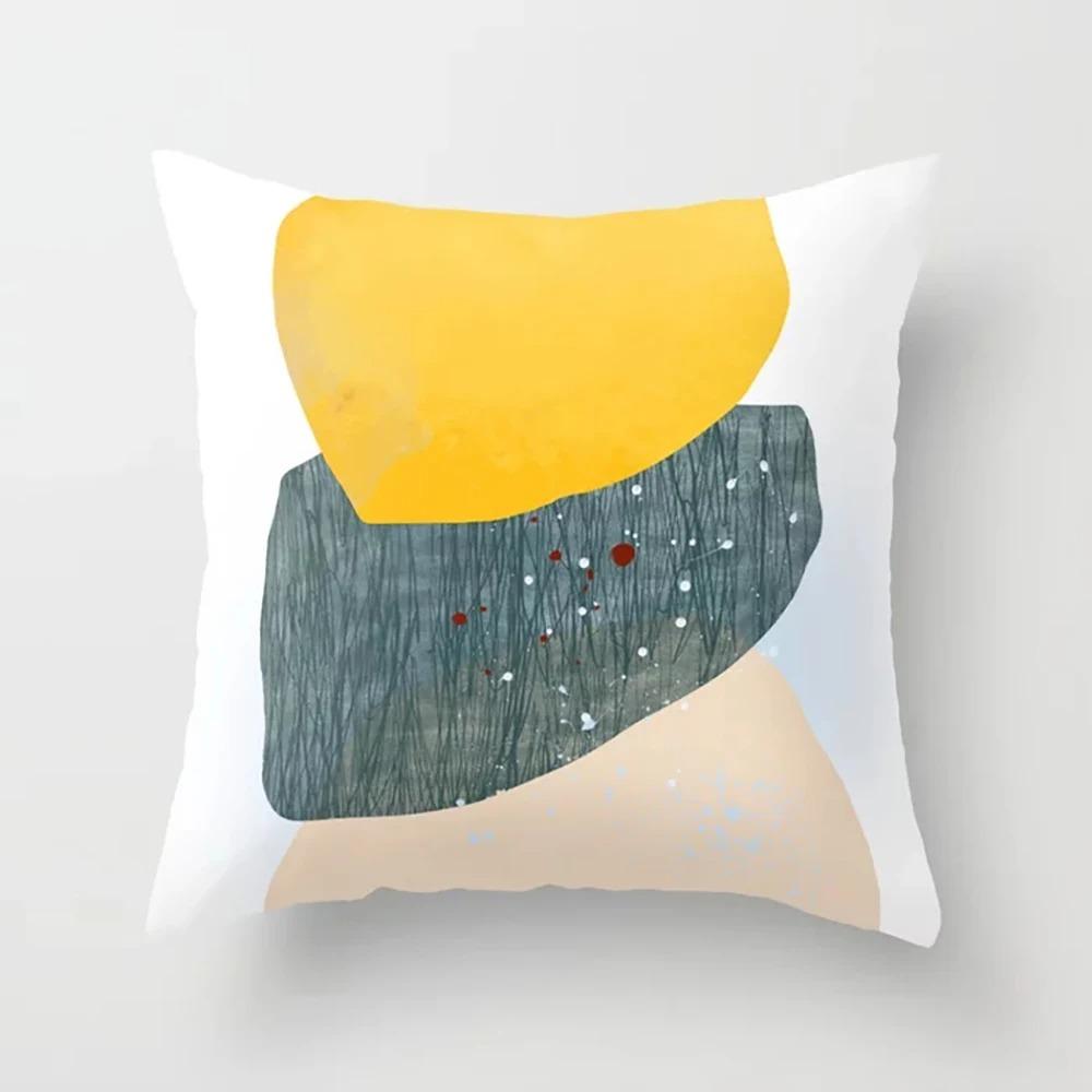 

Креативная геометрическая наволочка для автомобиля, украшения для офиса, гостиной, дивана, дома, наволочка 40x40cm