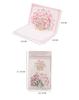 3D Bouquet Greeting Card Postcard Creative Gift Card Blessing Message Folding Card Student Stationery Supplies