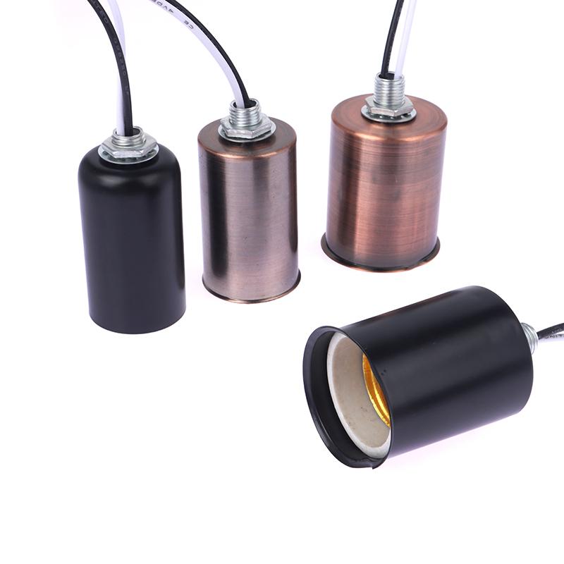 E27 E14 Ceramic Screw Light Base Light Socket LED Filament Lamp Holder Indoor Led Lamp Part Easy To Install