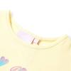 T-shirt pour enfants jaune tendre 92/104/116/128/140