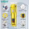 Men's Electric Smart LCD Digital Display Electric Hair Clipper Household Mini Portable Rechargeable Hair Clipper Exquisite Carved Electric Clipper