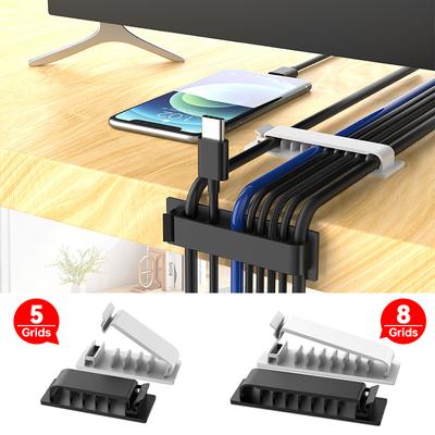 ארגונית כבל ניהול חוט מחזיק חוט גמיש כבל USB מתלבש קליפס סיליקון מסודר לעכבר מגן אוזניות למקלדת עכבר