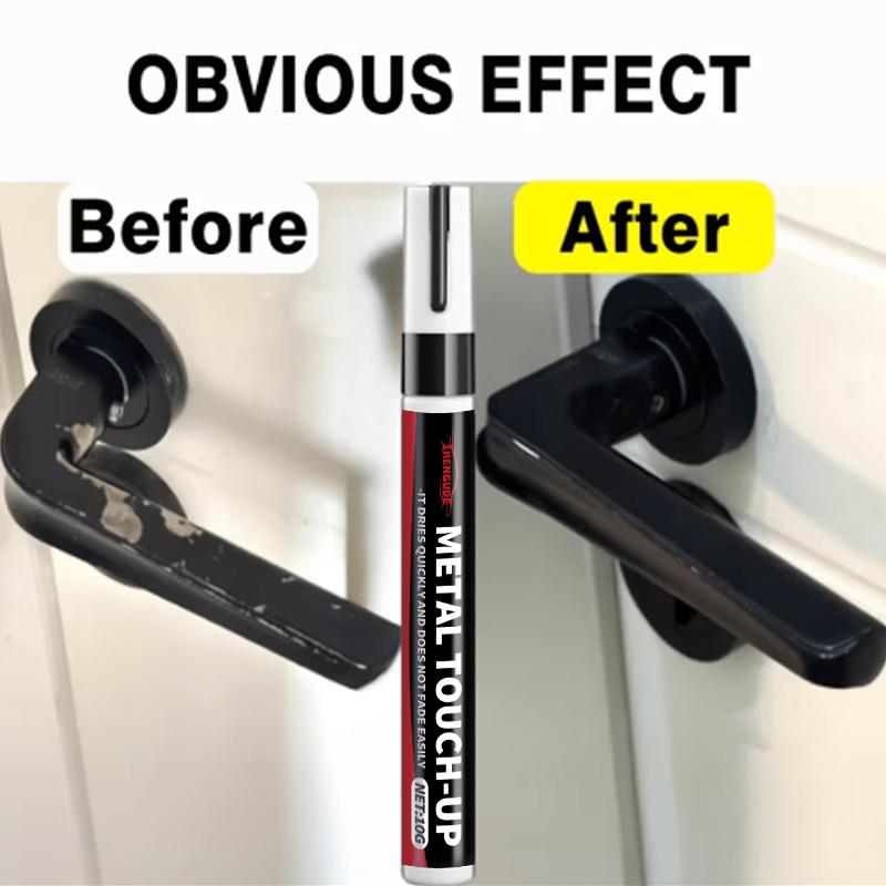 Car Paint Repair Pen, Professional-Grade Car Interior Paint Repair Pen - Black Plastic Scratch Repair Pen, Suitable for Steering Wheel, Dashboard, and