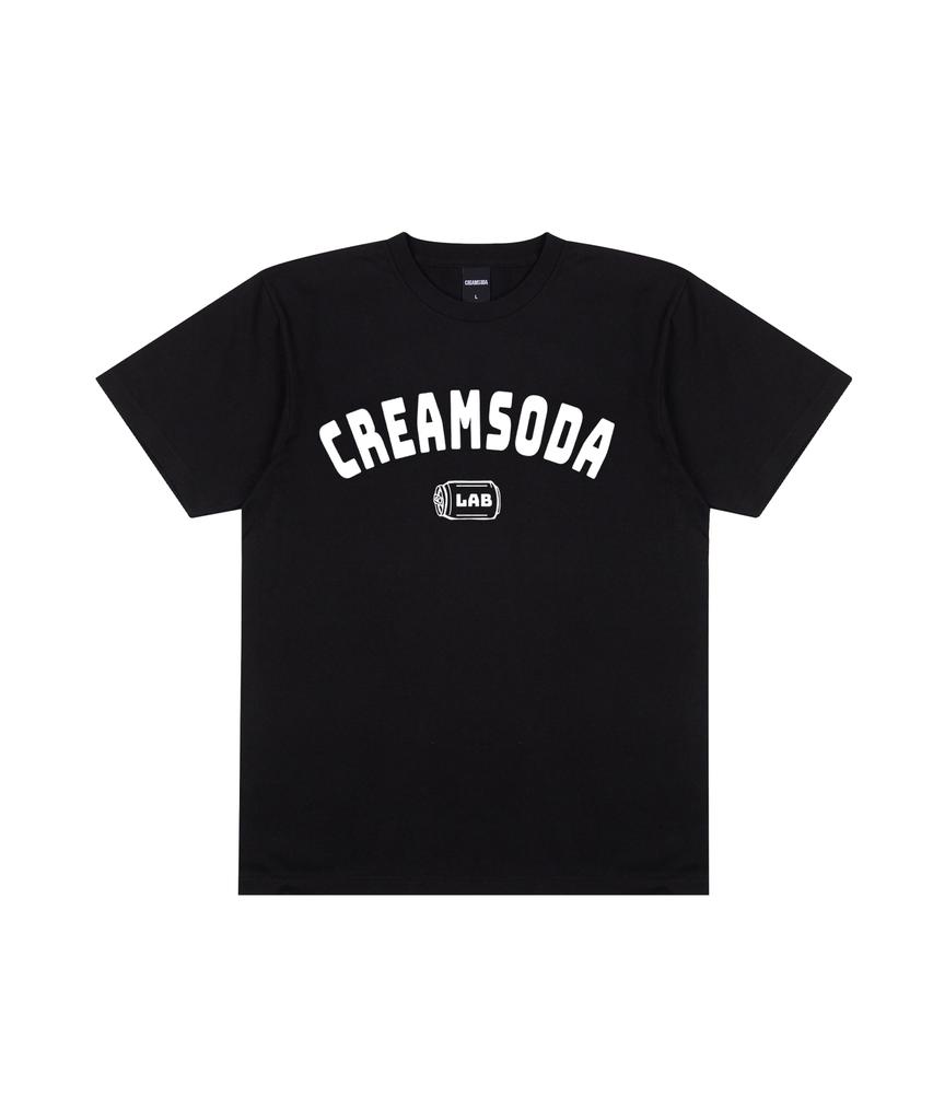 CREAM SODA LAB [2Pack] Ozzy Acro Logo Short Sleeve T-Shirt White (Black) Black (White)