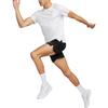 Nike Miler Solid Color Logo Crew Neck Short Sleeve T-Shirt Men Tops White DV9315-100
