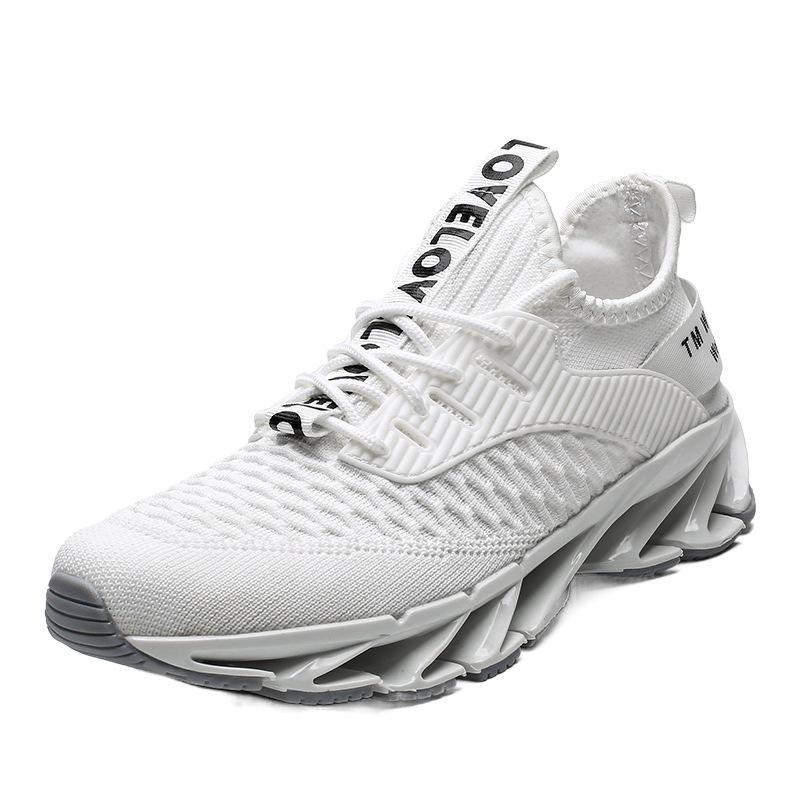Blade Men's Shoes New Autumn and Winter White Shoes Casual Sports Shoes Fashion Cloth Shoes and The New