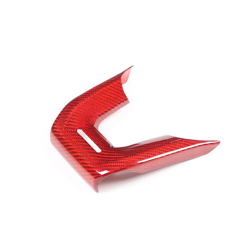 Real Carbon Fiber Car Styling Steering Wheel Decorative Frame Panel Cover Trim For Lamborghini URUS 2018-2026 Car Accessories