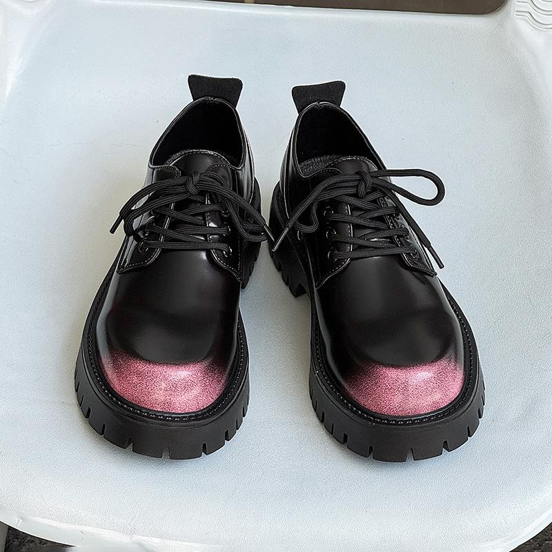 2025 new leather shoes men's retro British style business dress casual shoes summer soft-soled leather shoes 3138-J