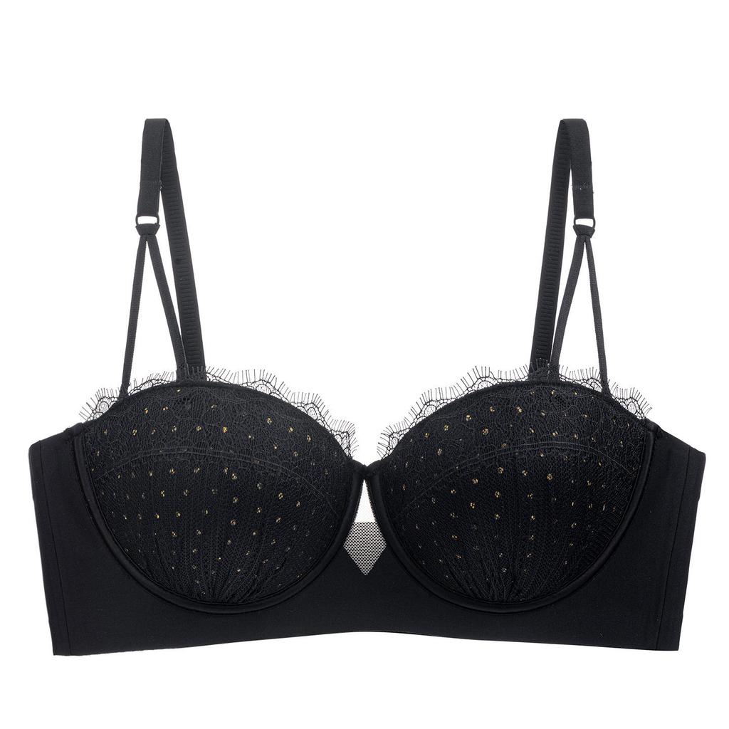 Underwear women gather small breasts and show big French sexy lace lift to close secondary breasts Anti-sagging bra cover