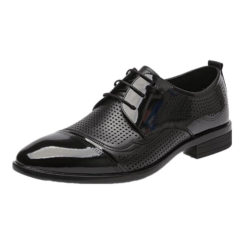 Red Dragonfly Men s Hollow Breathable Business Derby Shoes WTL25002 41